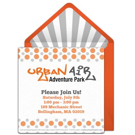 Free Printable Urban Air Invitations